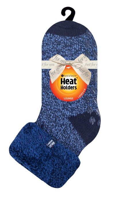 HEAT HOLDERS - Womens Thermal Slipper Bettsocken mit rutschfesten Griffen - Image 2