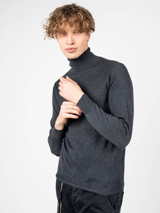 Xagon Man Pullover Basic Herren grau - Image 3