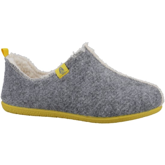 Hush Puppies Good Recycled RPET Polyester Damen Grau Hausschuhe - Image 1