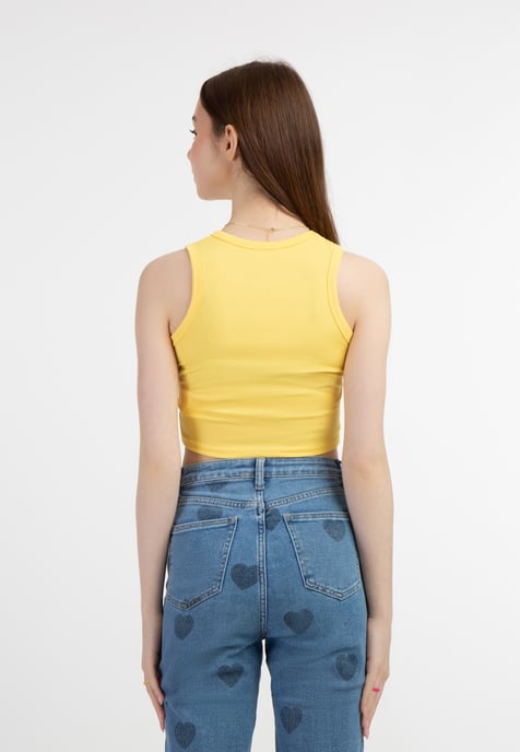 Mymo Tanktop Damen Höllengelb - Image 4