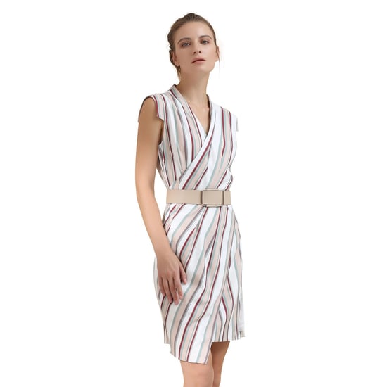 Schneiderkleid mit gekreuzten Einsätzen - Image 6