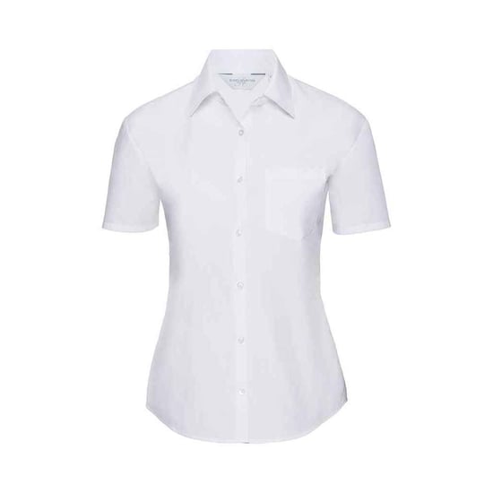 Russell Collection - Hemd für Damen kurzärmlig (Weiß) - Image 1