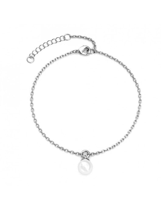 Kristall-Perlenarmband - Silber und Kristall - Image 3