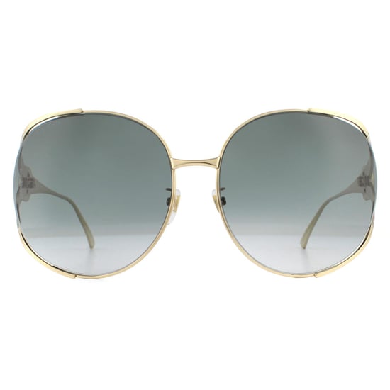 Gucci Sonnenbrille GG0225S 001 Gold Grau Gradient - Image 1