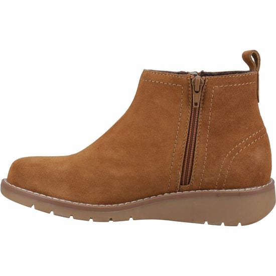 Hush Puppies Libby Wildleder Damen Tan Stiefel - Image 4