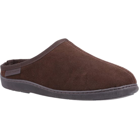Hush Puppies Herren Ashton Wildleder Hausschuhe (Braun) - Image 1