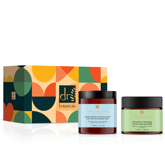 Dr. Botanicals Rebalancing Mask & Himalayan Body Scrub Anti-Ageing Kit - Image 1