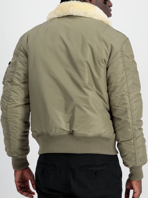 Alpha Industries Herren Injector III Fliegerjacke in Grün - Image 2