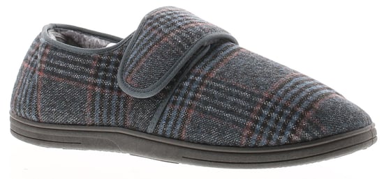 Dr Keller Mens Slippers Touch Fastening David navy