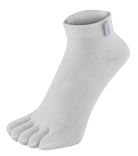 TOETOE - Herren & Damen Essentielle Feuchtigkeitsableitende Baumwoll Knöchelzehensocken - Weiß - Image 1
