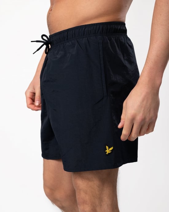 Lyle & Scott Badeshorts in Uni-Optik, Marineblau - Image 3