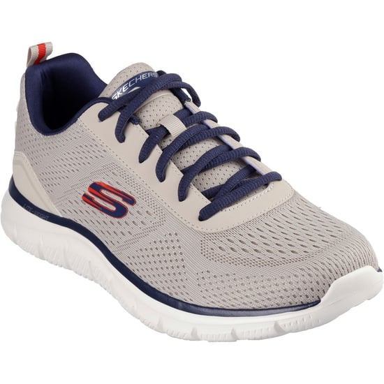 Skechers Track Leshur Herren Sneaker aus Polyester in Taupe/Navy - Image 1