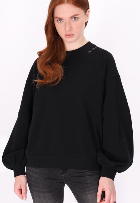 Dreimaster Sweatshirt Damen Schwarz - Image 3