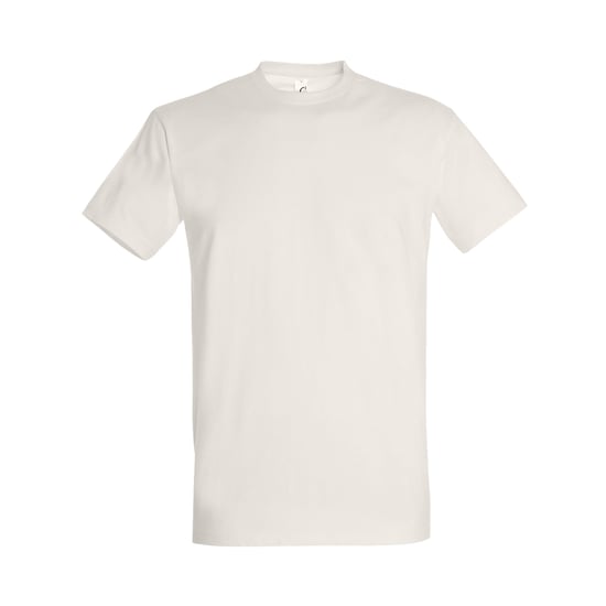 SOLS Mens Imperial Heavyweight Short Sleeve T-Shirt (Off White)
