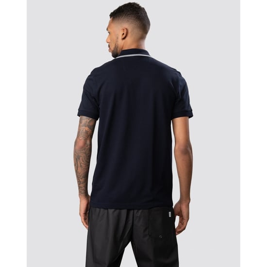 BOSS Green Paule 4 Logo Tape Placket Mens Polo Shirt