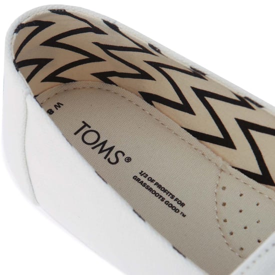 Espadrilles Alpargata toile coton recyclé Toms Pour Femme en Blanc - Image 5