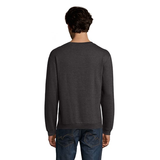 SOLS - "Spider" Sweatshirt Rundhalsausschnitt für Herren (Holzkohle meliert) - Image 2