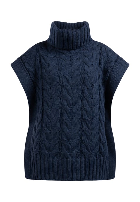 Dreimaster Strickweste Damen MARINE - Image 1