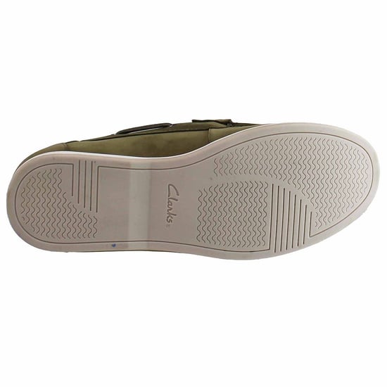 Clarks Morven Sun Mens Green Schuhe - Image 5