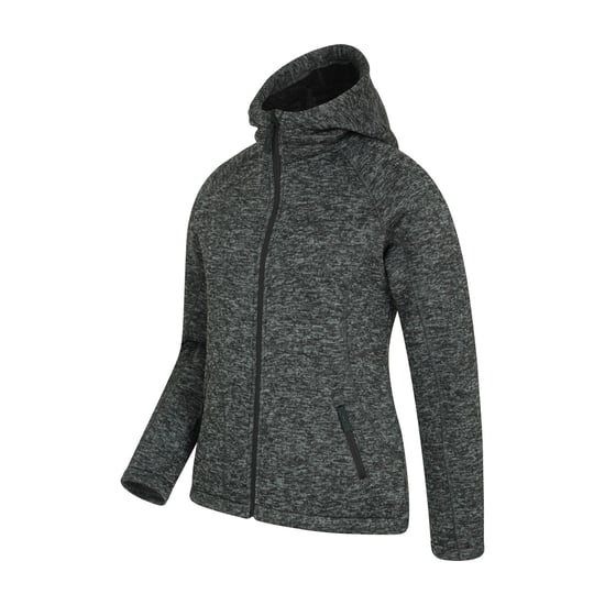 Mountain Warehouse Damen Nevis Fleecegefütterter Vollzip-Hoodie (Schwarz) - Image 4