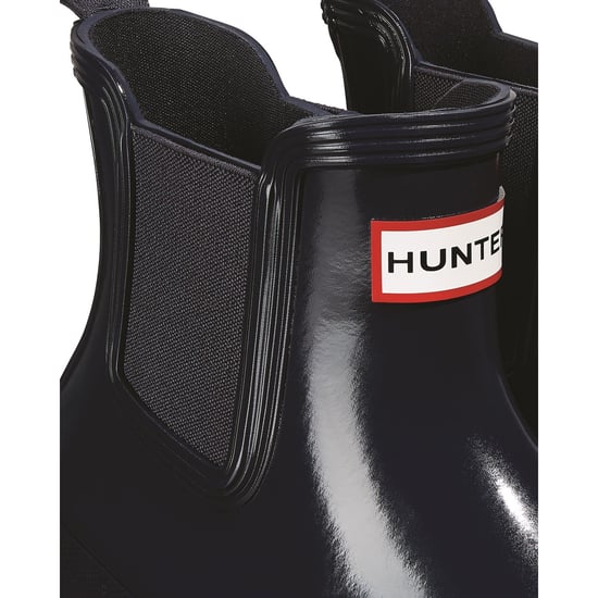 Hunter Original Chelsea Gloss Gummistiefel Damen Navy Wellington Boots - Image 4