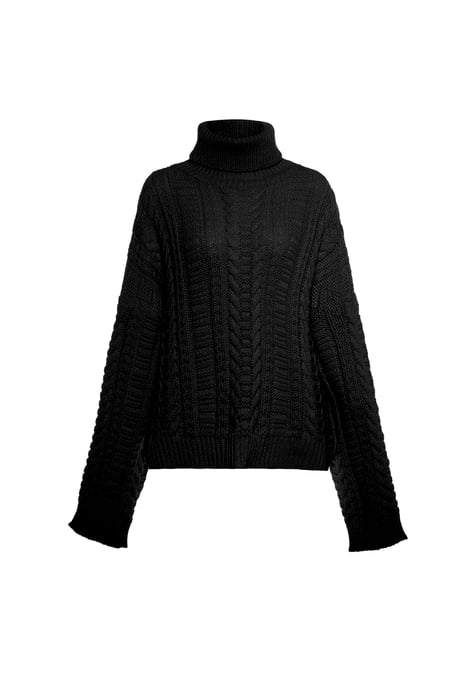 Mymo Pullover Damen schwarz - Image 1