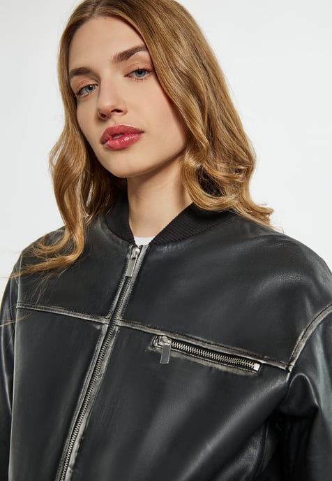 Dreimaster Jacke Damen schwarz - Image 5