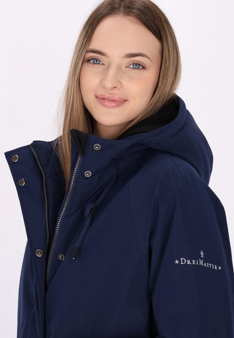 Dreimaster Winterparka Damen dunkelmarin - Image 5