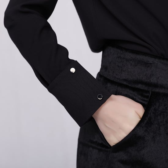 Shirt aus Spitze mit Wellenschliff - Image 4