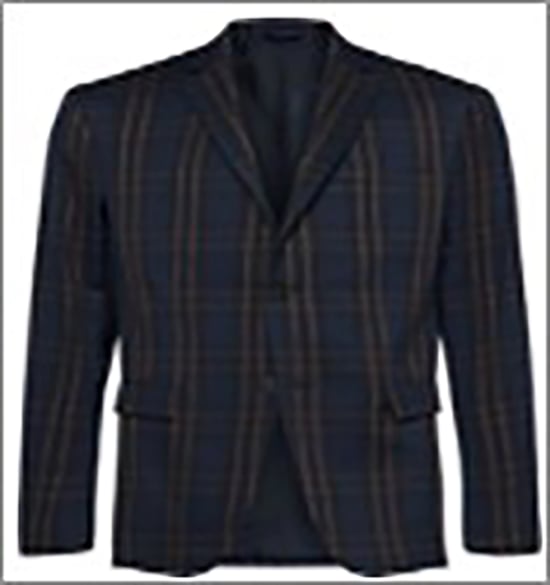 Calvin Klein Männer Tartan Blazer Blau - Image 4