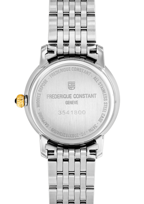 Frédérique Constant Slimline Mondphasen Damen Multicolor Uhr FC-206MPWD1S3B - Image 3