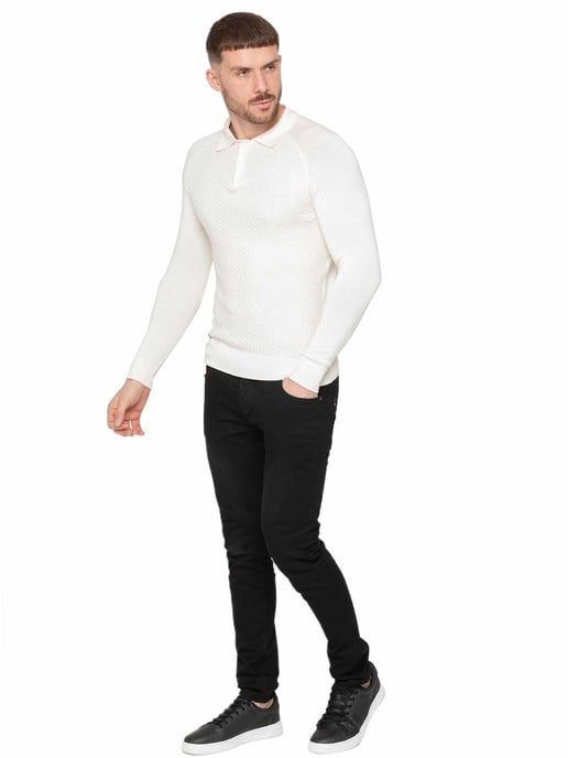 Enzo Milano | Herren Waffelstrick-Pullover - Image 4