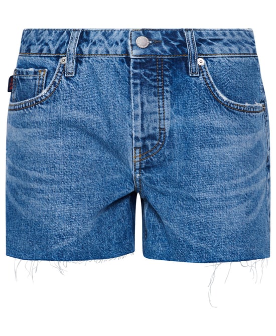 Superdry High Rise Cut Off Shorts