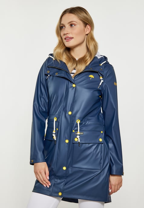 Schmuddelwedda Regenmantel Damen Marine - Image 3