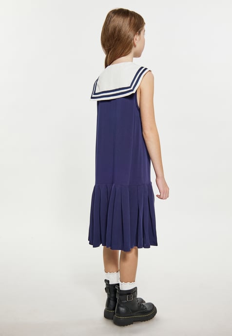 Dreimaster Kleid Mädchen (Kids) Marine - Image 4