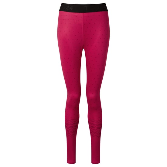 Snowdon Womens Thermal Base Layer Legging Cerise Fairisle