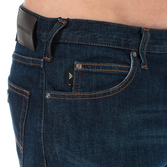 Men's Armani J21 Regular Fit Jeans in Denim