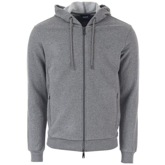 Men's Armani Full Zip Hoody in Grey