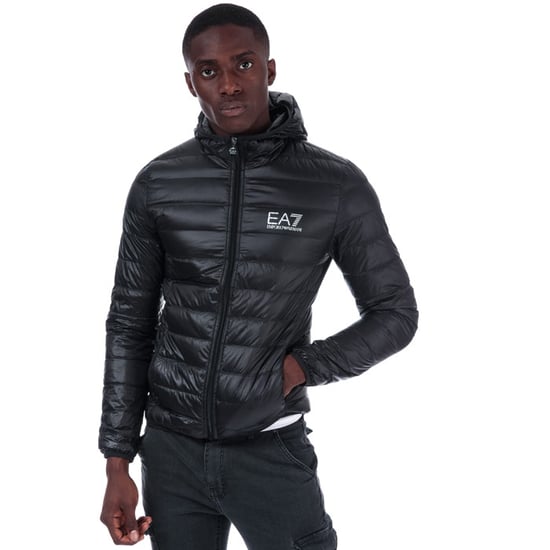 Herren Emporio Armani EA7 Daunenjacke in Schwarz - Image 5