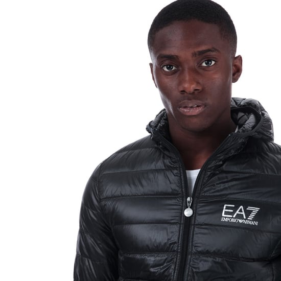 Herren Emporio Armani EA7 Daunenjacke in Schwarz - Image 6