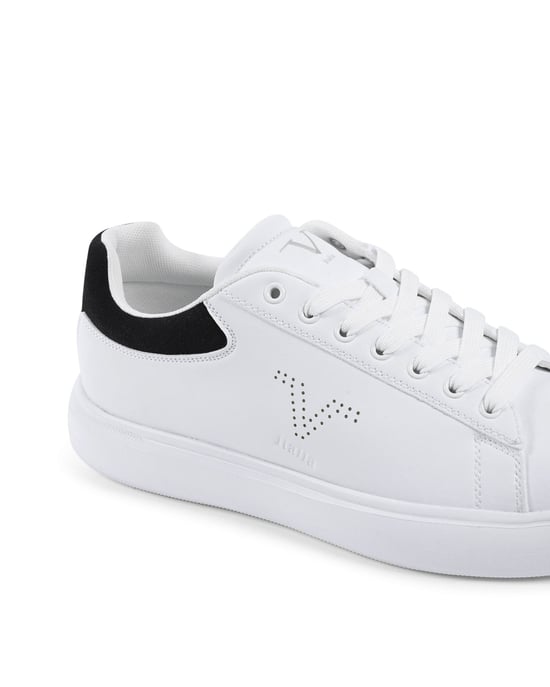 V Italia Herren Sneaker SNK 004 M Weiß Schwarz - Image 4