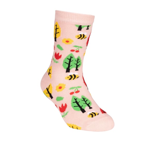 Trespass - "Garden" Socken für Kinder (2er-Pack) (Cremefarbe/Hellrosa) - Image 3