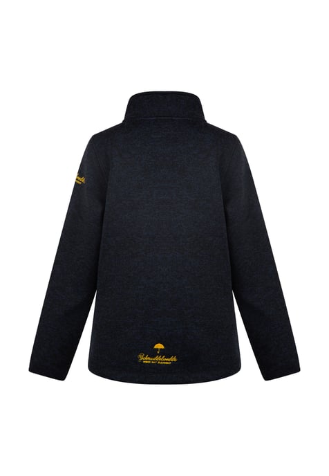Schmuddelwedda Strickfleecejacke Mädchen (Kids) Meeresmelange - Image 4