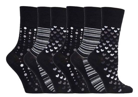 Sock Shop Gentle Grip - 6 Paar Damen nicht elastische Bambus Socken - SOLRM32 - Image 1