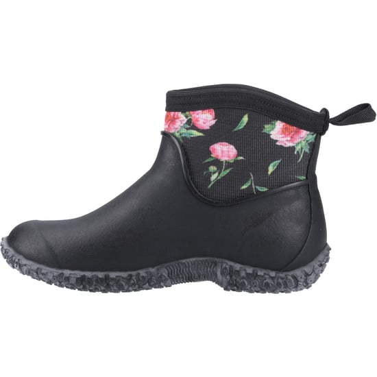 Muck Boots Muckster II Ankle Gummistiefel Schwarz/Rosen - Image 4