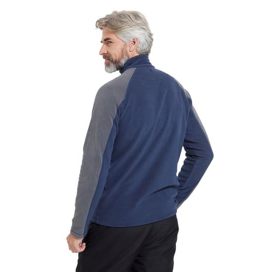 Mountain Warehouse Herren Ashbourne II Half Zip Fleece Top (dunkelblau) - Image 2