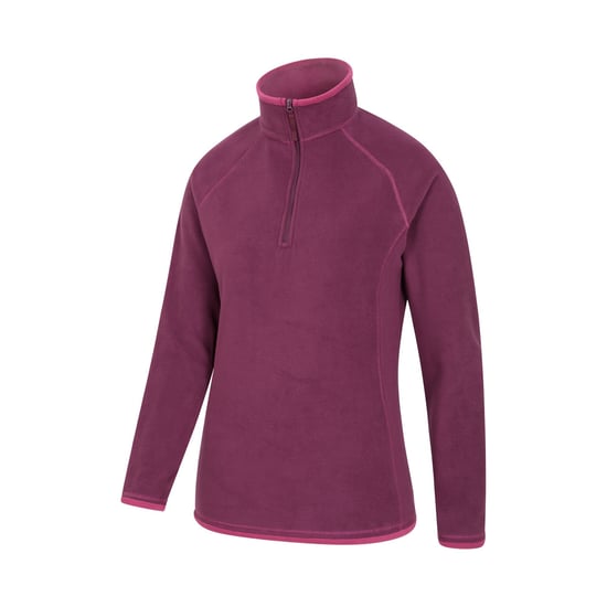 Mountain Warehouse Damen/Damen Montana Half Zip Fleece Top (Berry) - Image 5