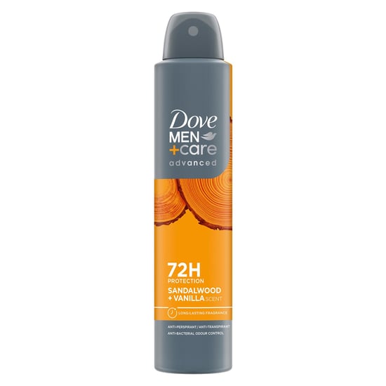 Dove Men+Care Advanced Deodorant Spray for 72Hrs Sweat Protection 200ml, 6 Pack