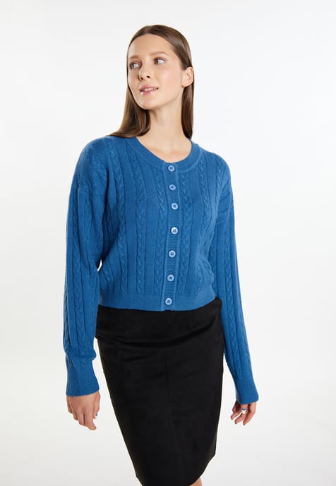 Mymo Strickjacke Damen Marine - Image 3