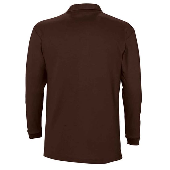 SOLS - "Winter II" Poloshirt für Herren/Damen Unisex Langärmlig (Schokolade) - Image 2